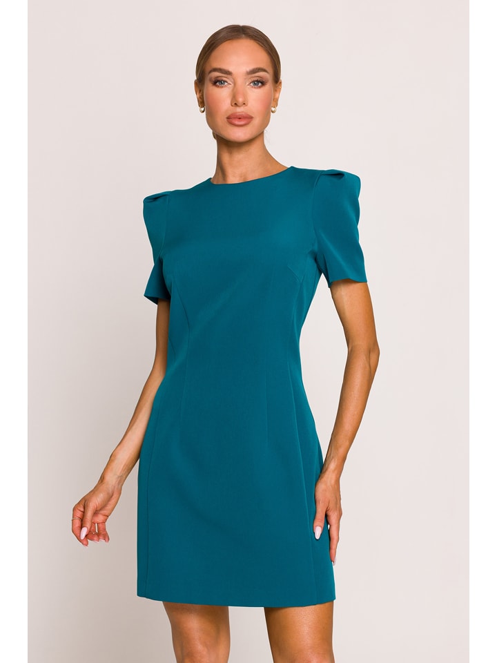 Kleid in Petrol