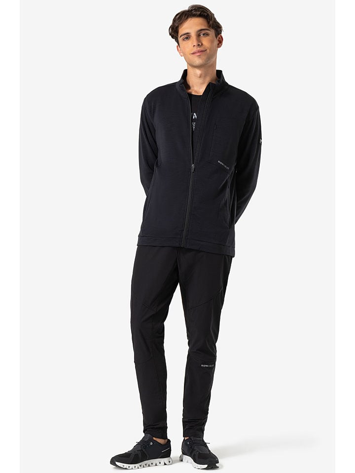 Sweatjacke "Motion" in Schwarz