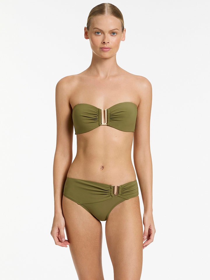 Biustonosz bikini w kolorze khaki
