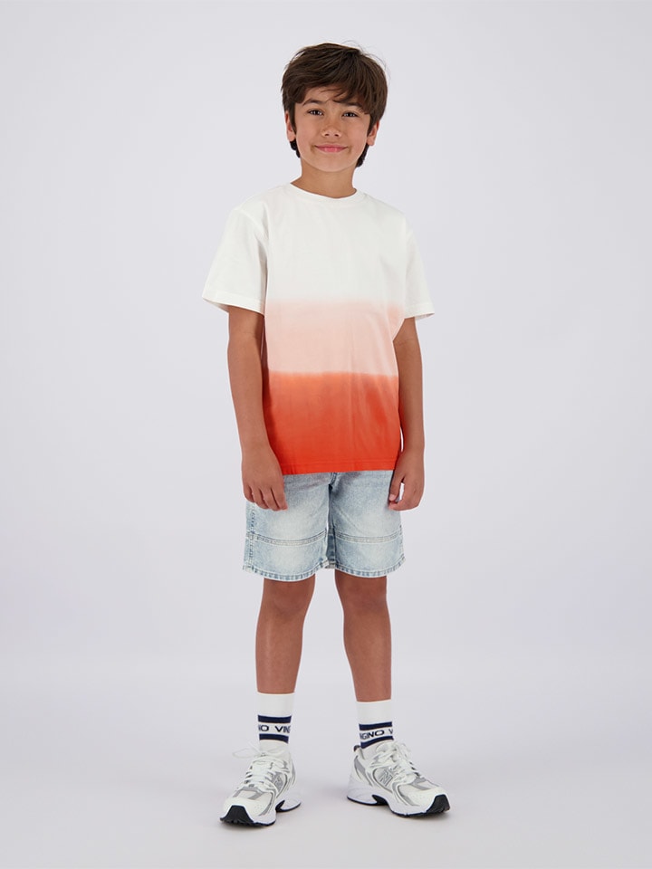 Shirt rood/crème
