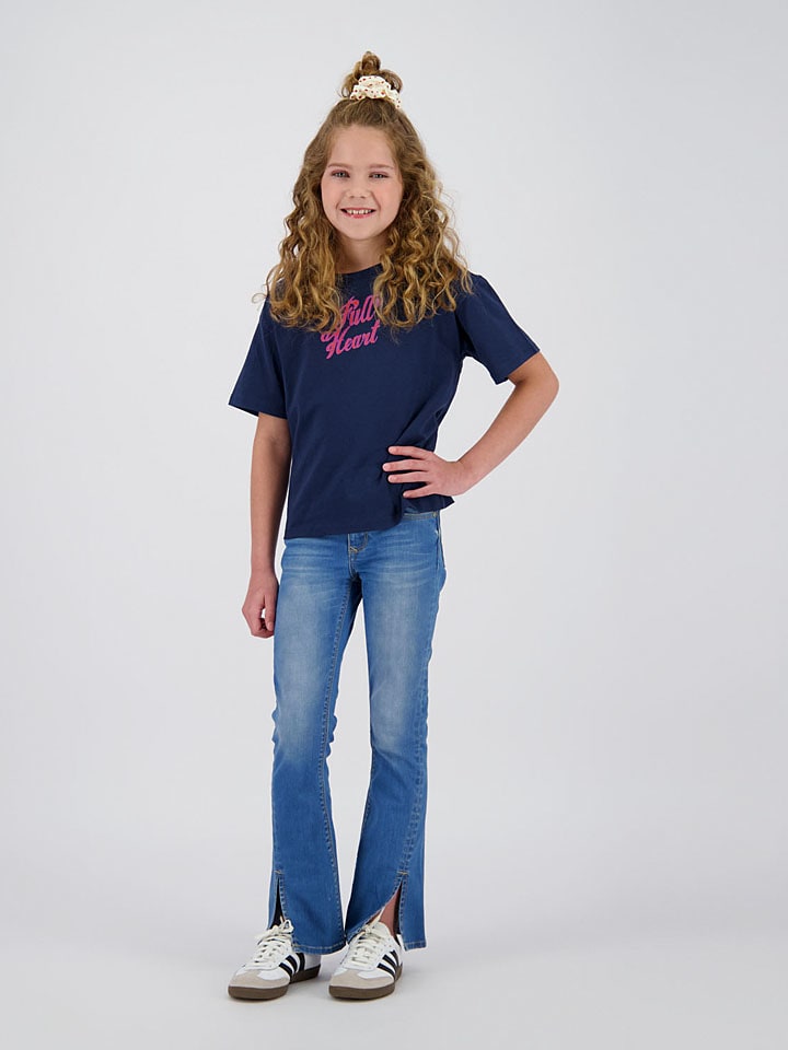 Jeans - Wide leg - in Blau