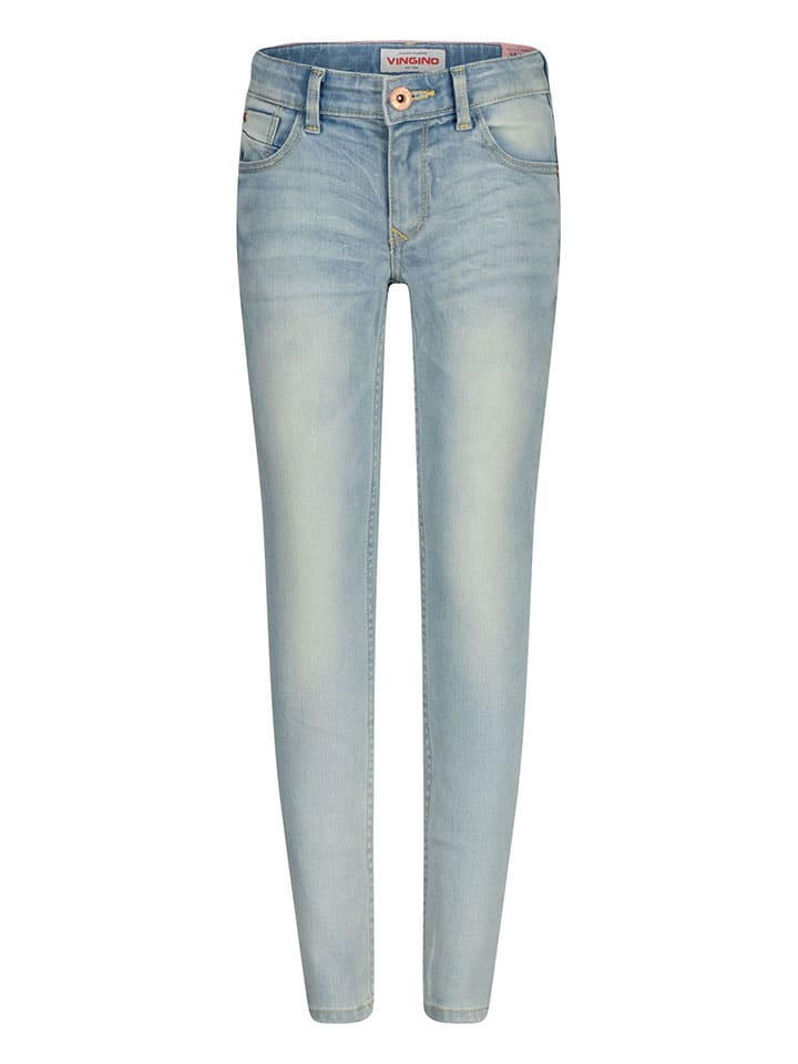 Spijkerbroek - skinny fit - lichtblauw