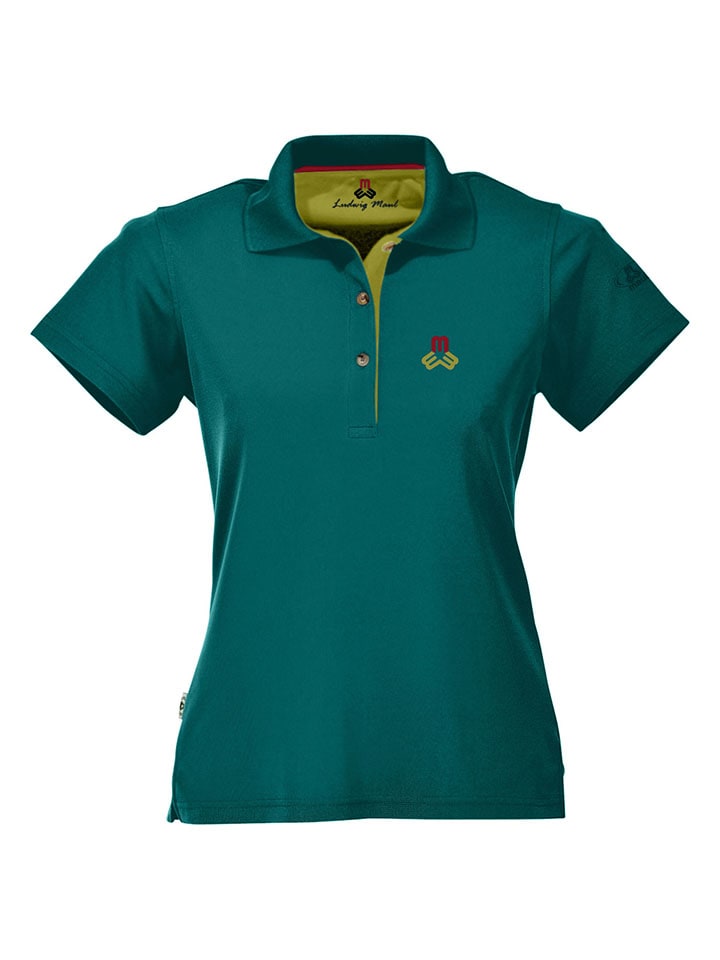 Funktionspoloshirt "Aeschi fresh" in Türkis