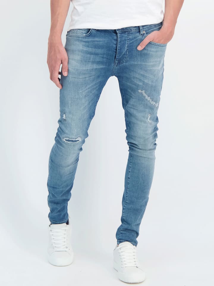 Jeans "Aron" - Skinny fit - in Blau
