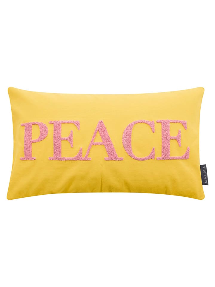 Kussenhoes "Jolly" geel - (L)30 x (B)50 cm