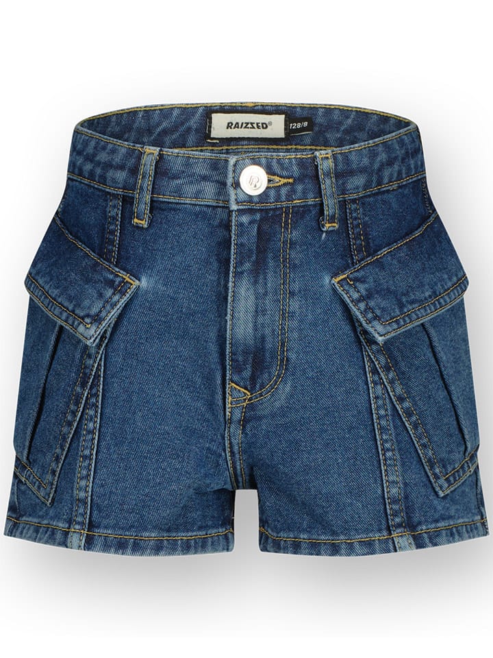 Jeans-Shorts in Dunkelblau