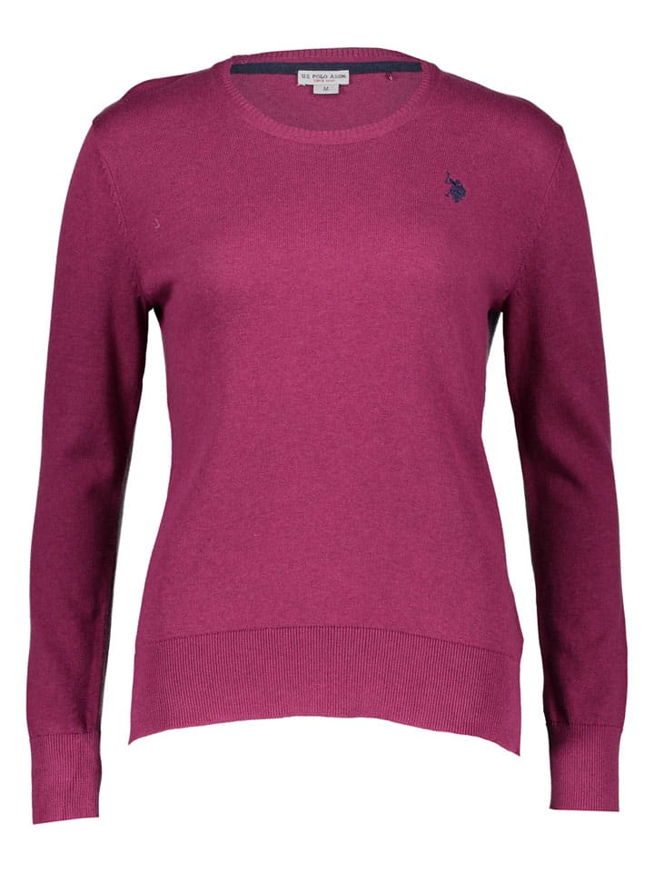 Pullover in Aubergine
