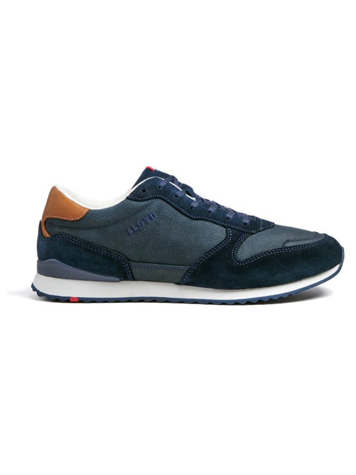 Leder-Sneakers "Edmond" in Dunkelblau