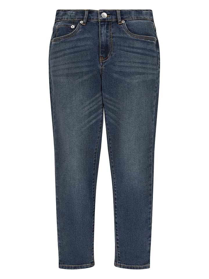 Spijkerbroek - mom fit - donkerblauw