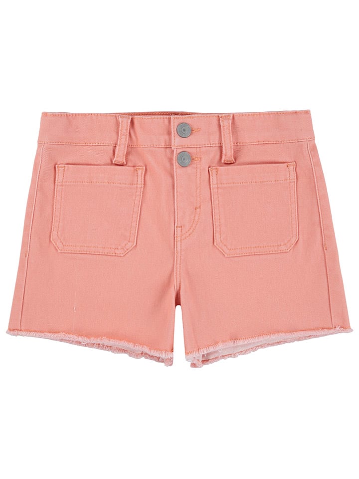Jeans-Shorts in Apricot