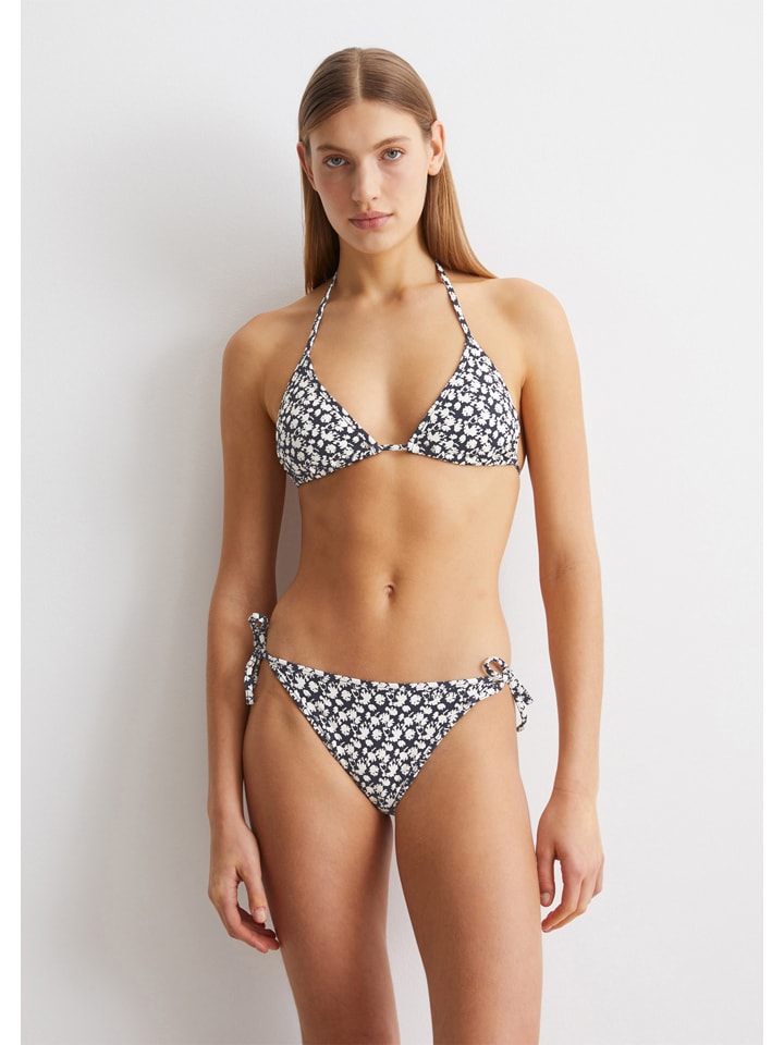 Bikinislip zwart/crème