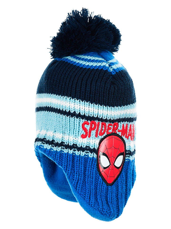 Mütze "Spiderman" in Blau/ Dunkelblau