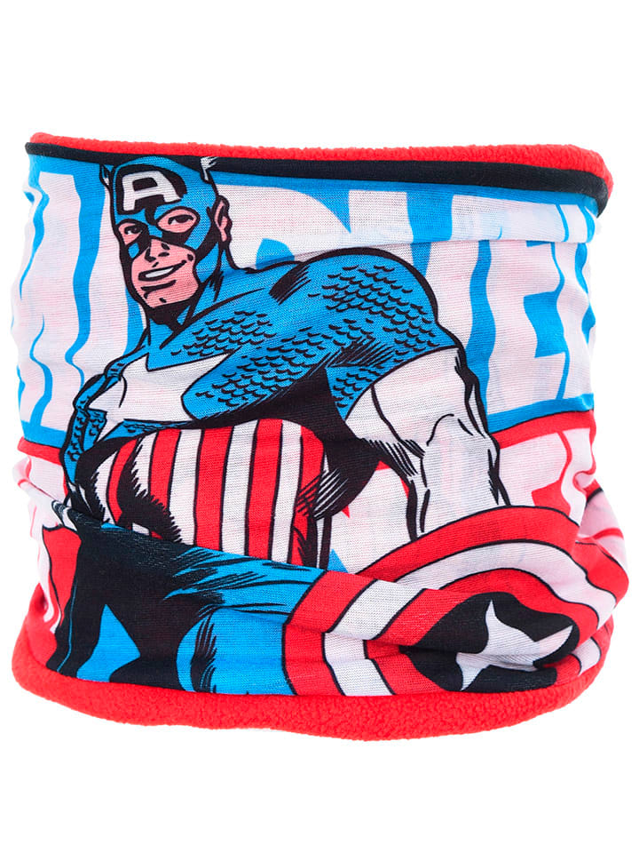 Loop-Schal "Avengers Classic" in Blau/ Rot - (L)58 x (B)26 cm