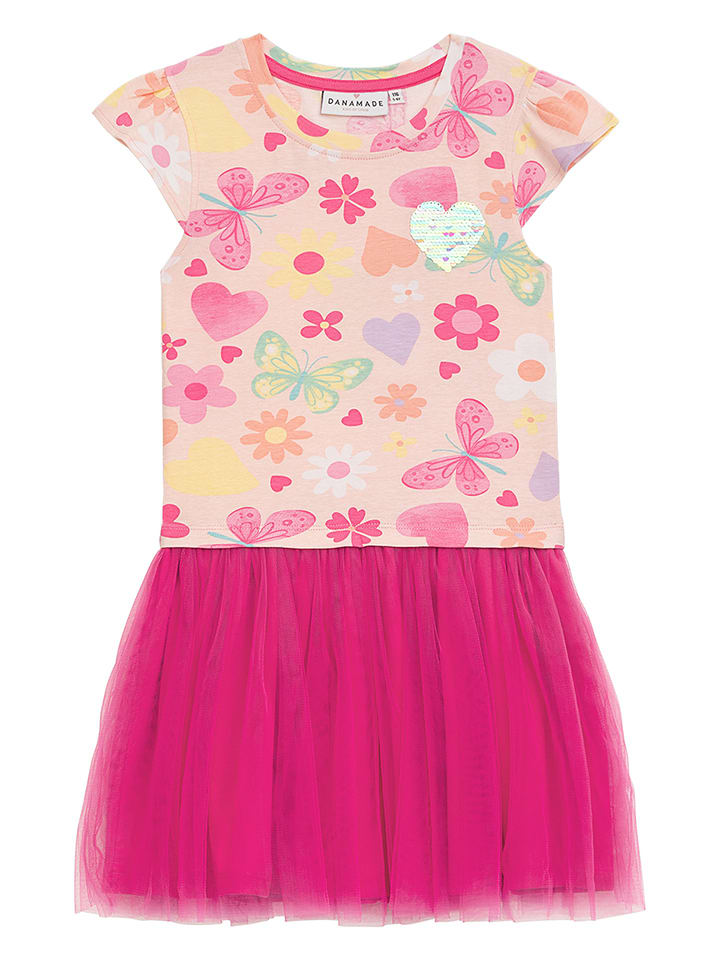 Jurk "Diasmina" lichtroze/roze