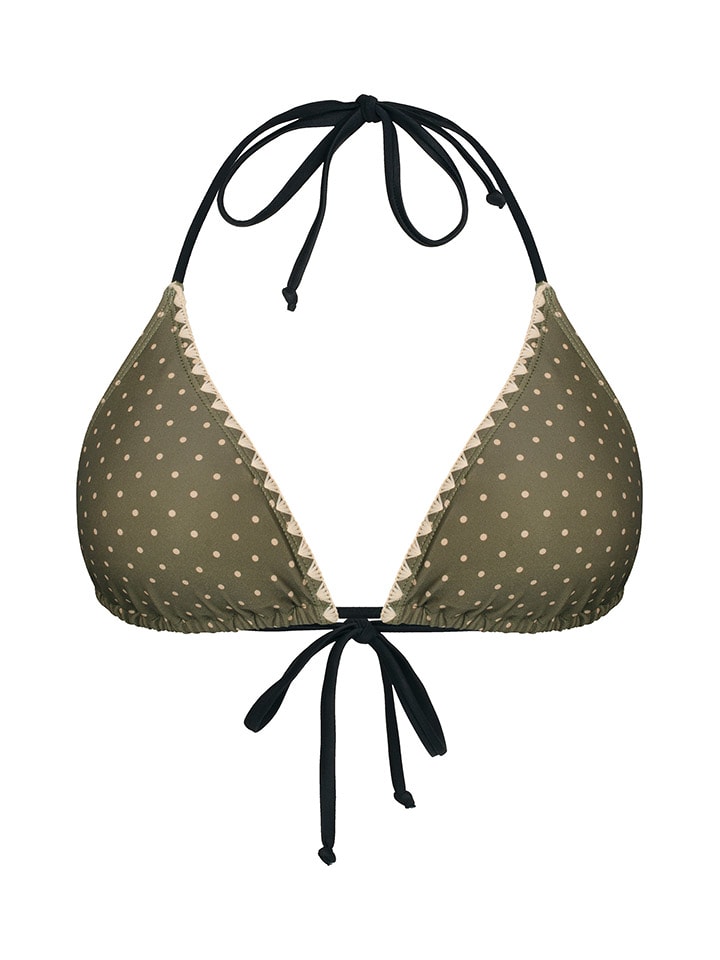 Bikinitop kaki/beige