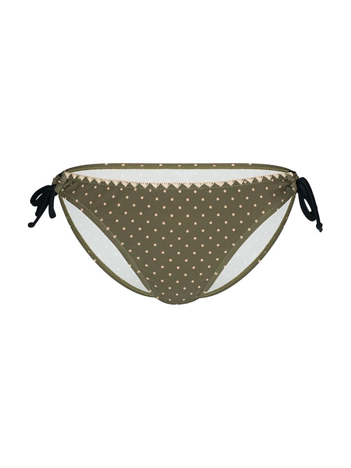 Figi bikini w kolorze oliwkowo-beżowym