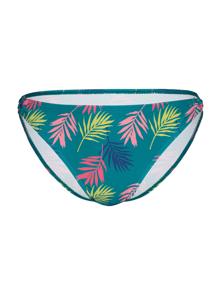 Bikinislip turquoise/meerkleurig