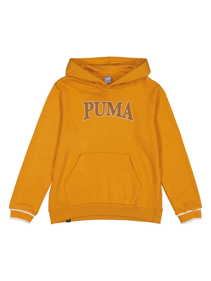 Hoodie mosterdgeel