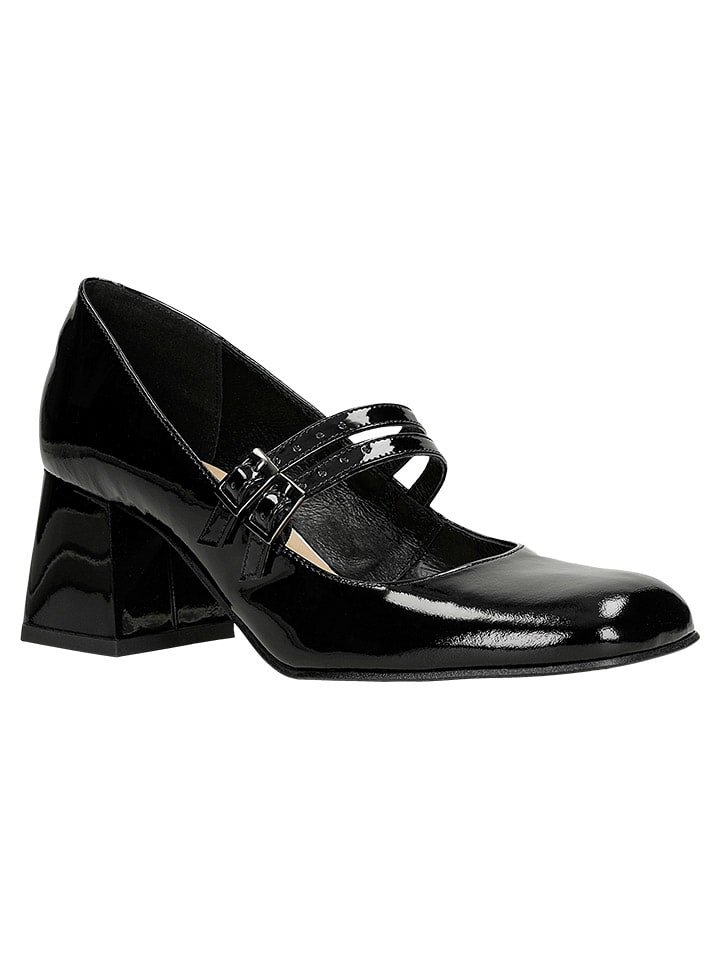 Leren pumps zwart
