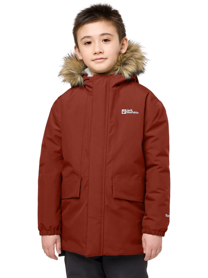 Parka "Cosy Bear" w kolorze czerwonym