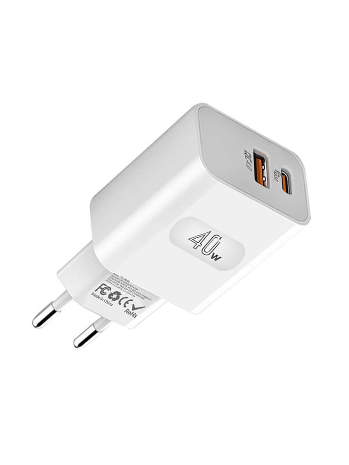 Adapter sieciowy USB w kolorze białym