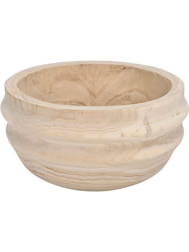 Decoschaal beige - (H)15 x Ø 25 cm