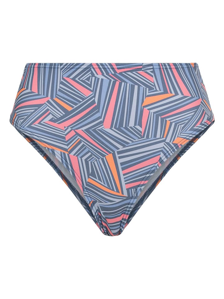 Figi bikini w kolorze niebiesko-pomarańczowym