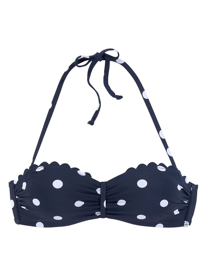 Biustonosz bikini w kolorze granatowym