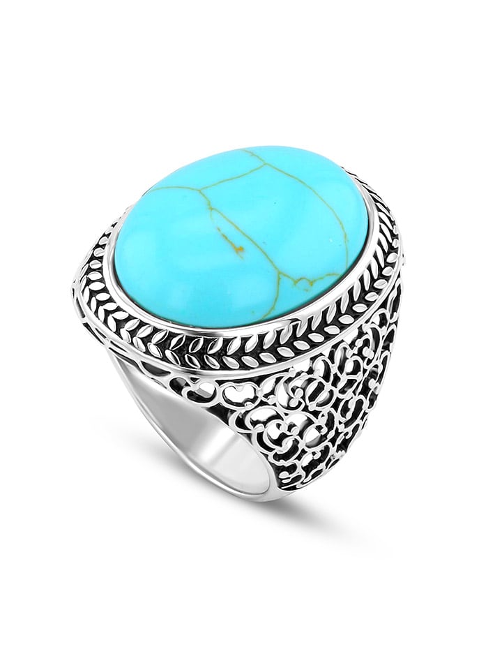 Silber-Ring mit Zierstein