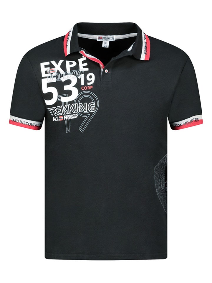 Poloshirt "Krug" zwart