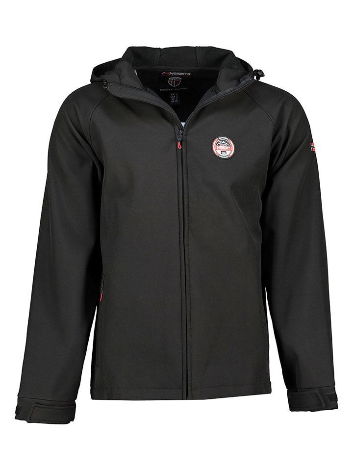 Softshelljacke "Tamigobadge" in Schwarz