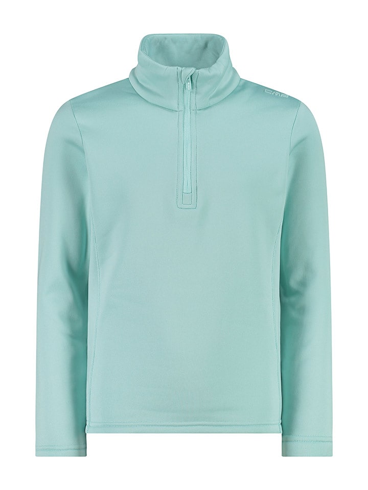 Fleece trui turquoise