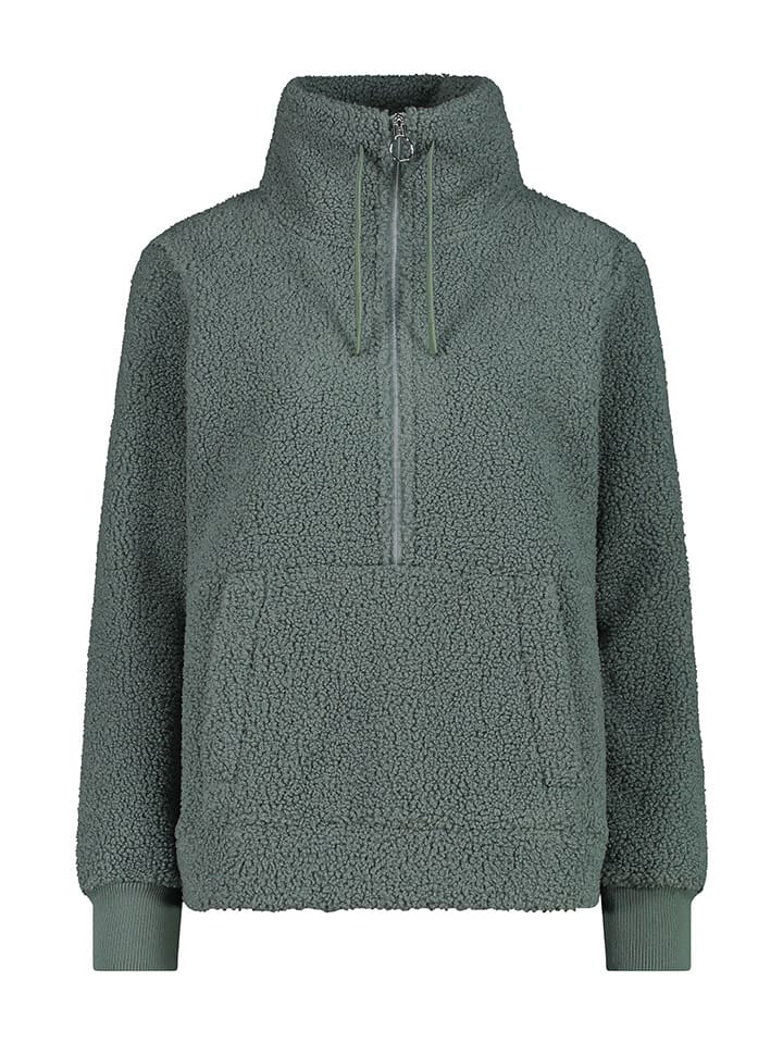 Bluza polarowa w kolorze zielonym