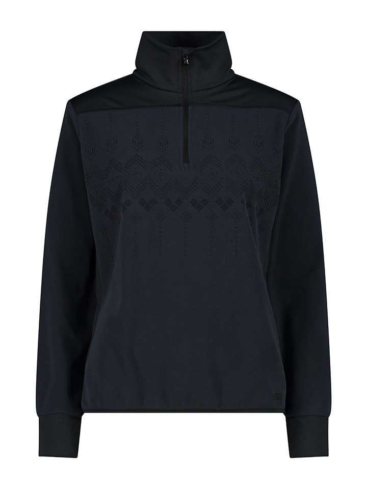 Fleece trui zwart