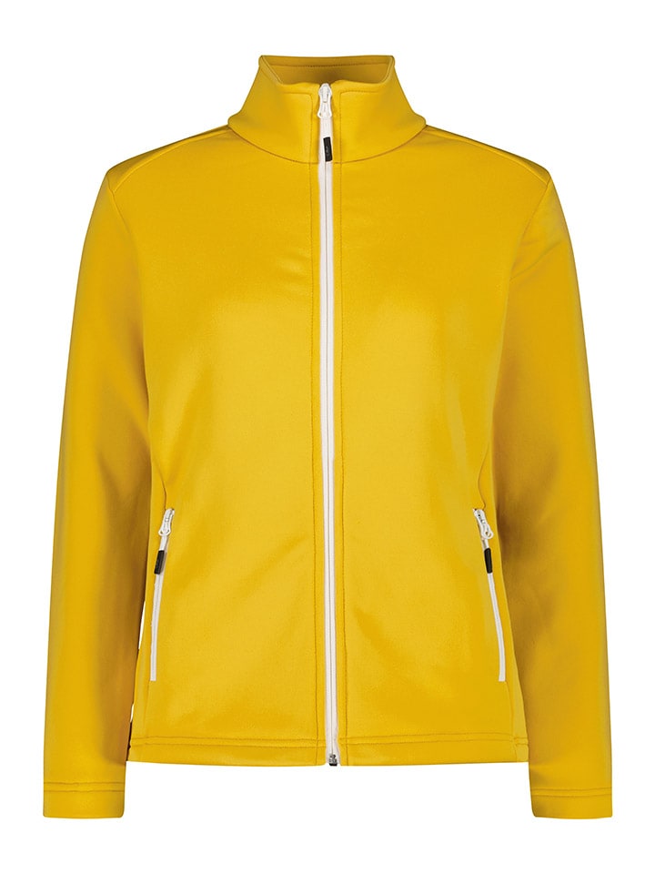 Fleecejacke in Gelb