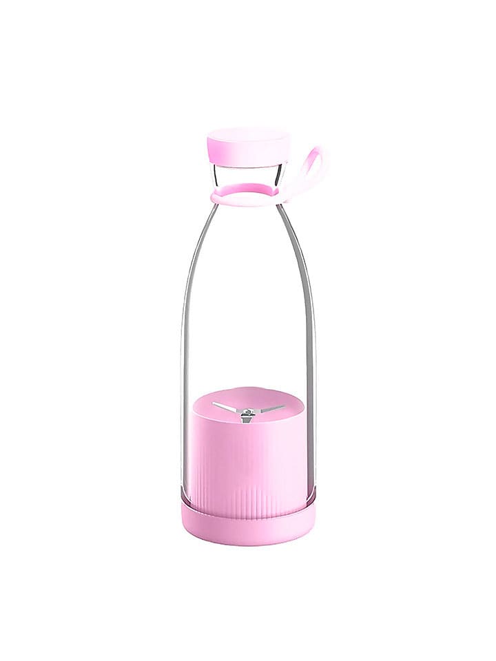 Mixer-drinkfles lichtroze - (H)23 cm