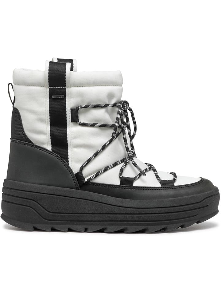 Winterlaarzen "Milleiny" wit/zwart