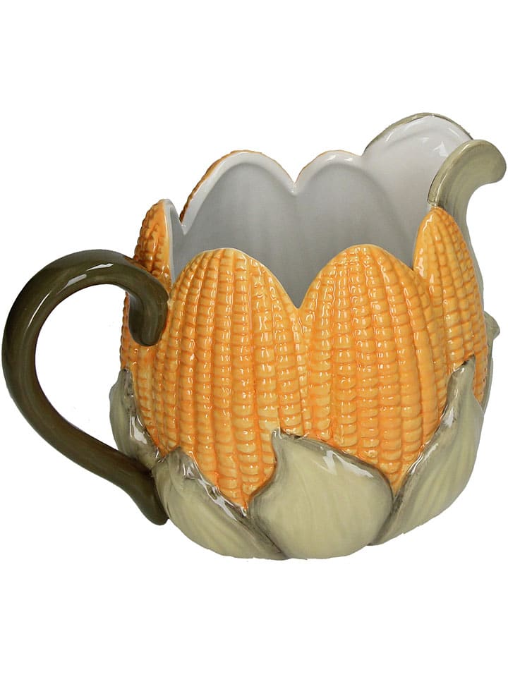 Wazon "Corn" w kolorze żółtym - 11 x 22 x 16 cm