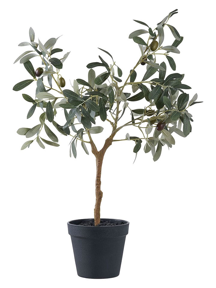 Sztuczna roślina "Olive Tree" w kolorze zielonym - wys. 61 cm