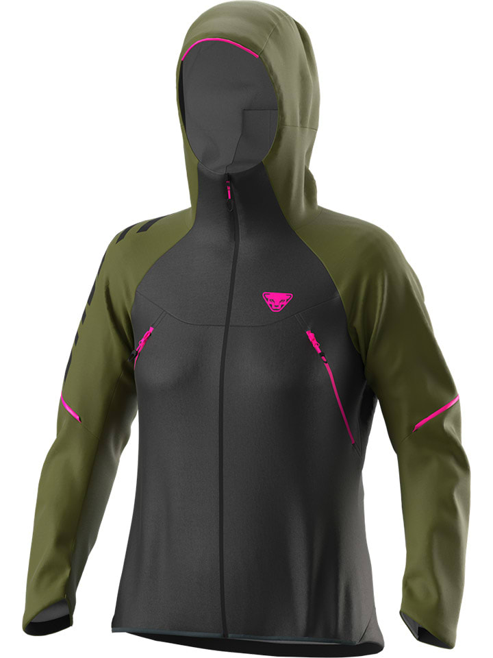 Fahrradjacke "Ride" in Schwarz/ Grün