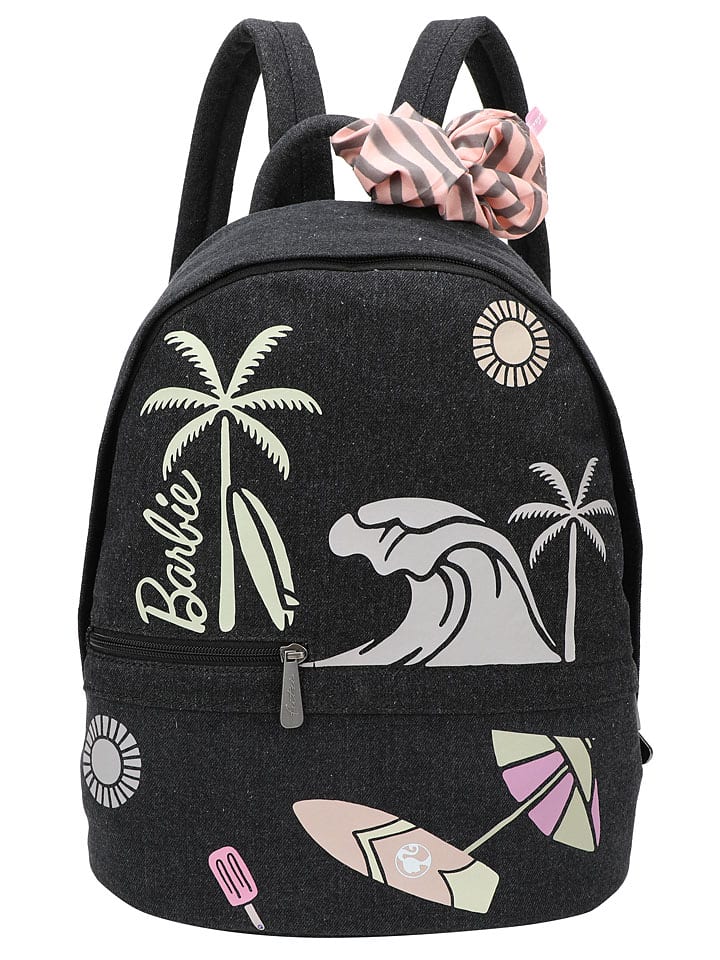 Rucksack "Malibu" in Schwarz - (B)29 x (H)31 x (T)14 cm