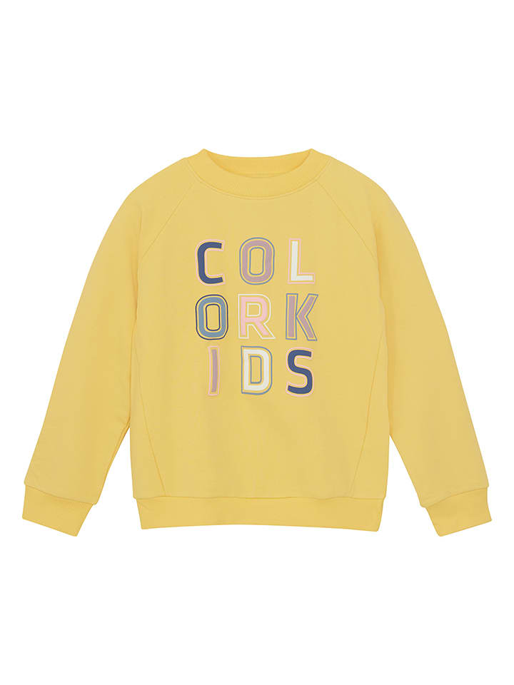 Sweatshirt in Gelb