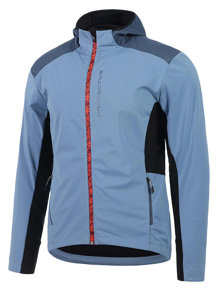 Softshelljacke ''P-Off the Map'' in Hellblau/ Schwarz