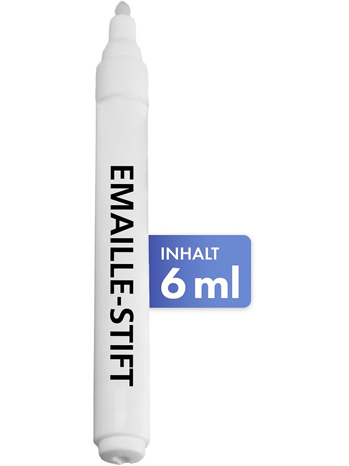 Emaille-Stift in Weiß - 6 ml