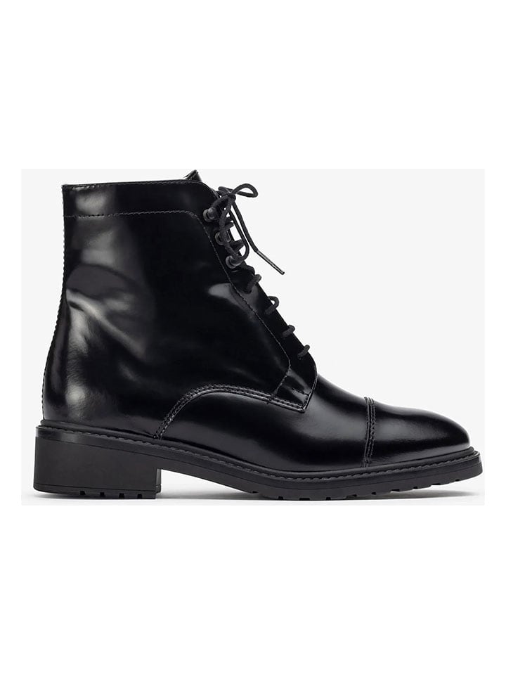 Leren boots "Eady" zwart
