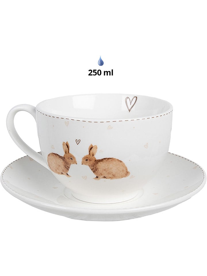 Filiżanka w kolorze białym do kawy - 200 ml