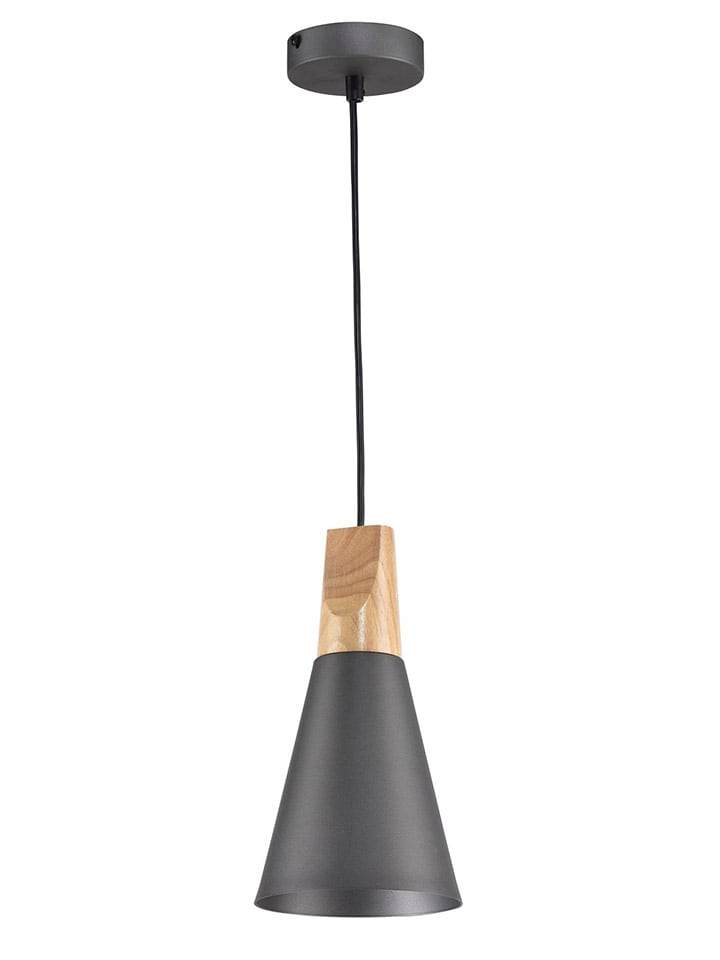 Hanglamp "Bicones" lichtbruin/zwart - (H)142 x Ø 14 cm