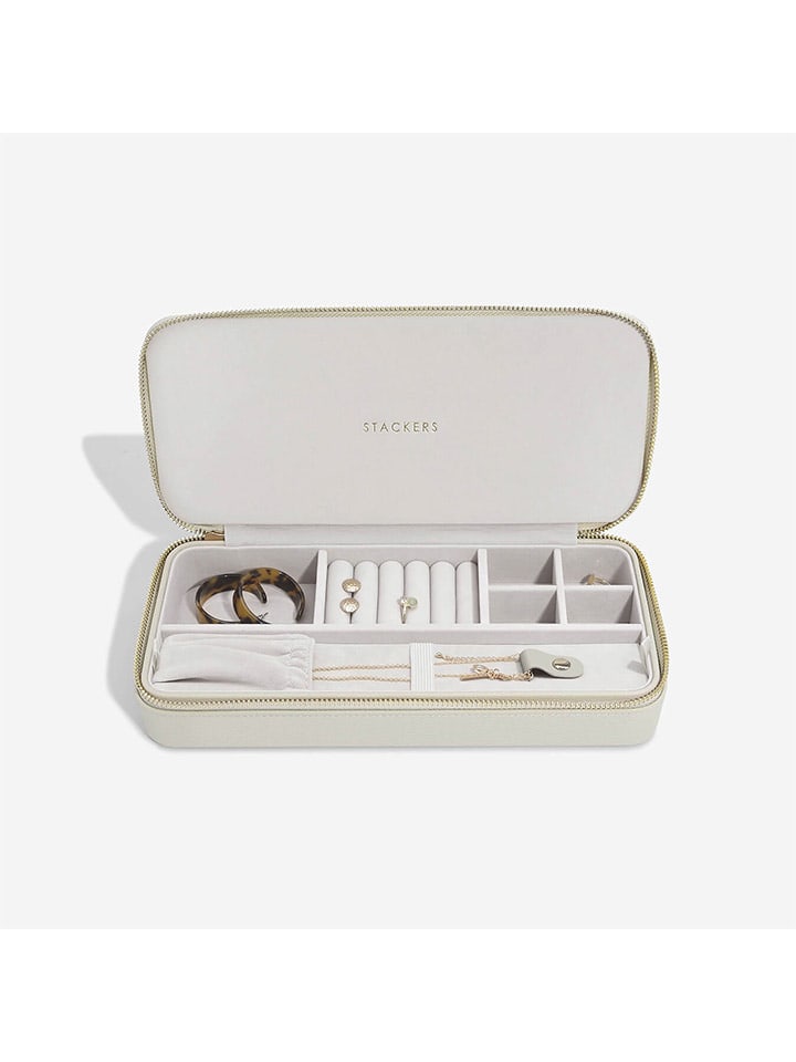 Sieradenetui crème - (B)27 x (H)12 x (D)5 cm