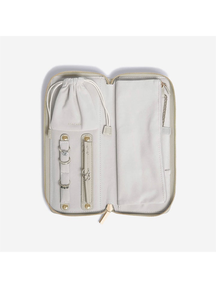 Schmucketui in Creme - (B)24,5 x (H)10,5 x (T)3 cm