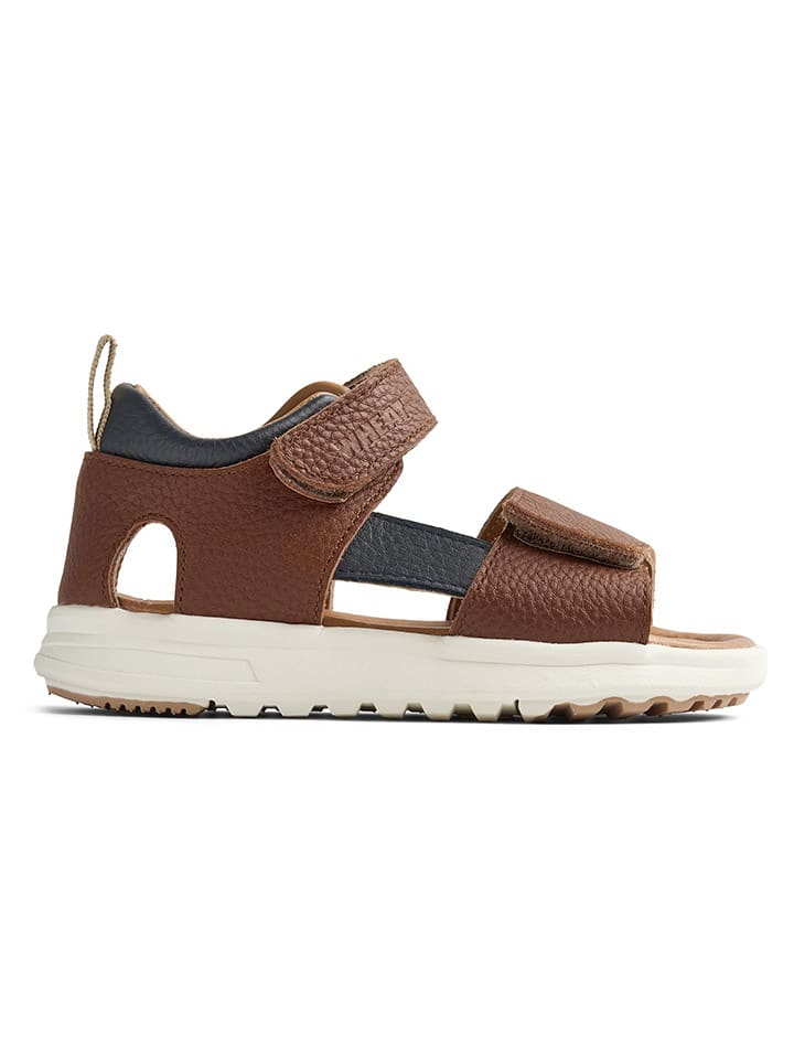 Leren sandalen bruin